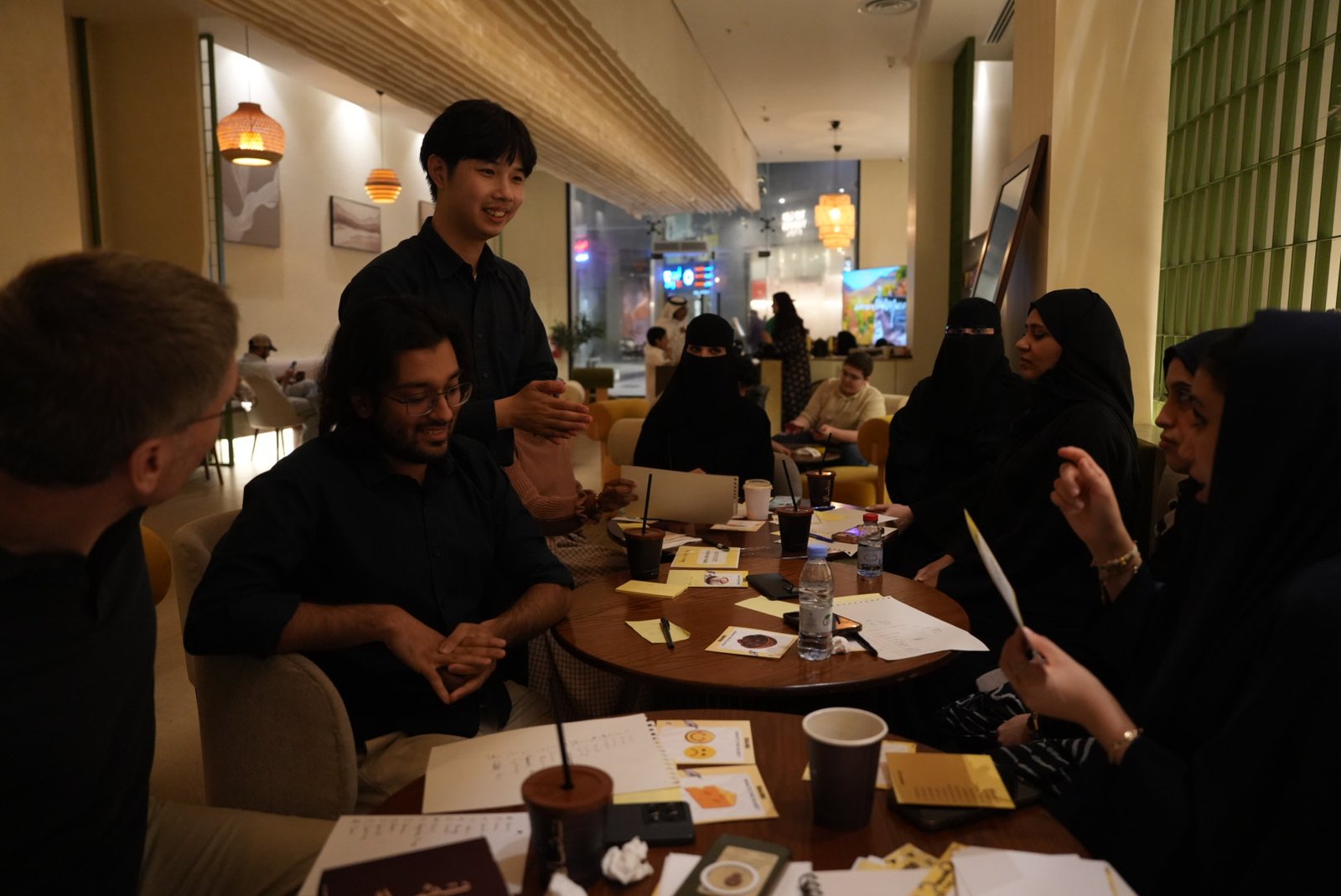Group of attendees at a Talk&Table session